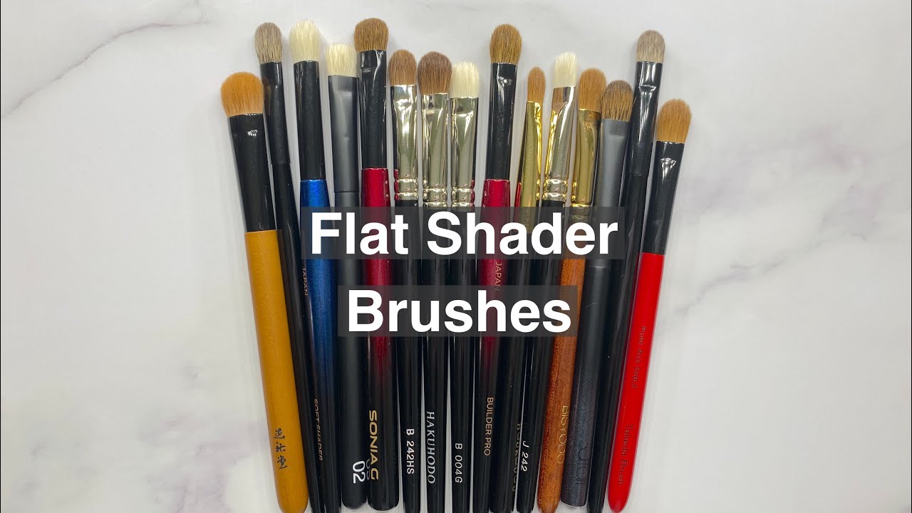Must Have Flat Shader Eye Brushes 🤍