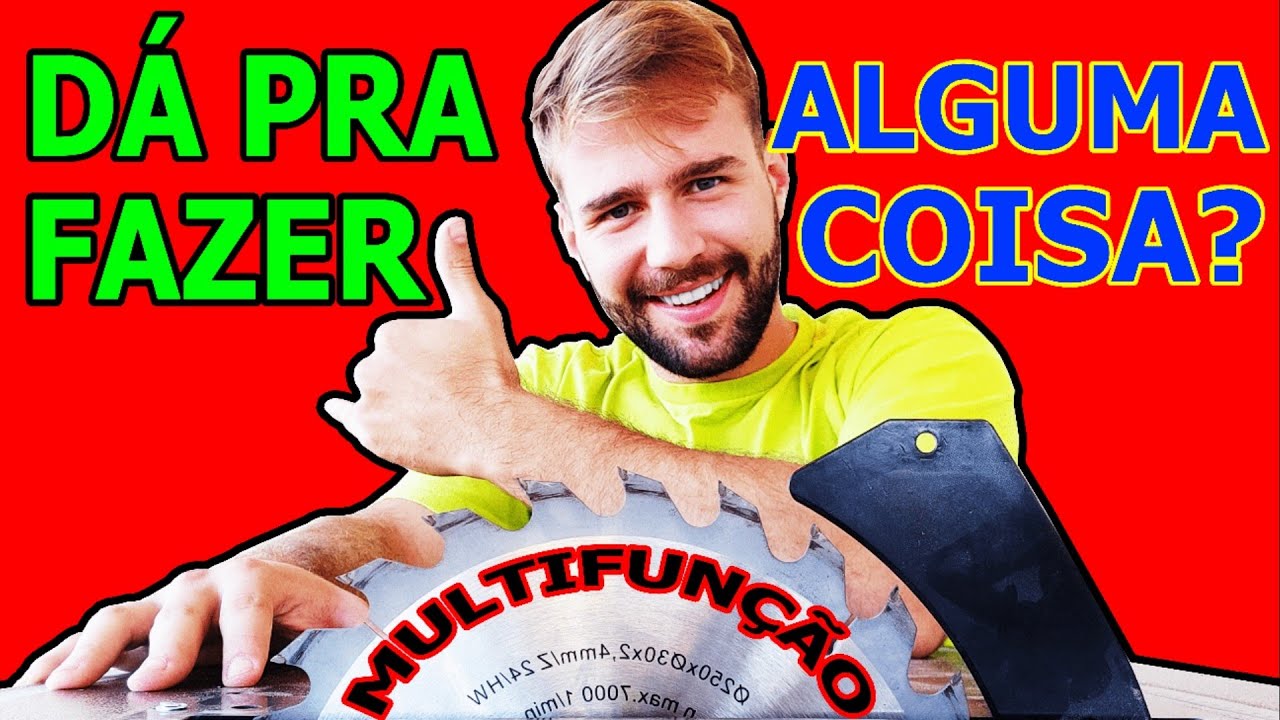 TESTANDO A SERRA MULTIFUNÇÃO FERRARI MF-7 1500W // TESTES E REVIEW