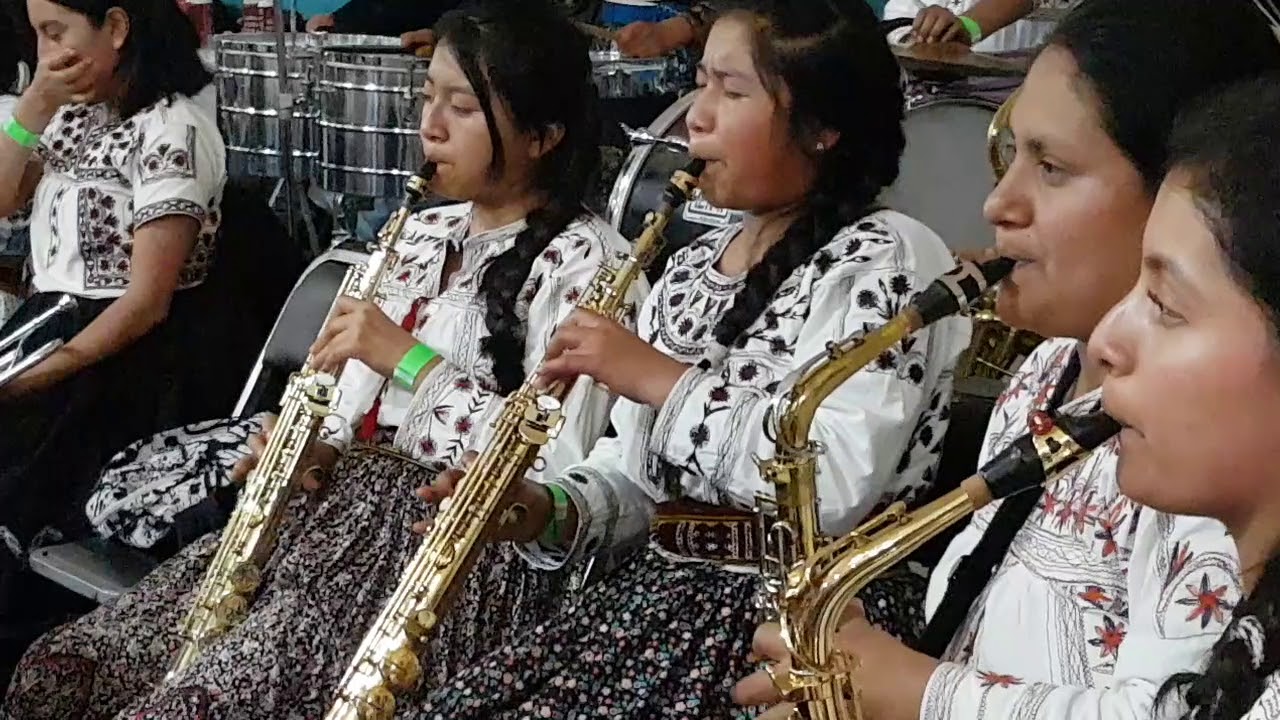 BONITA BANDA DE SANTA MARIA TLAHUITOLTEPEC MIXE OAXACA (MÉXICO)