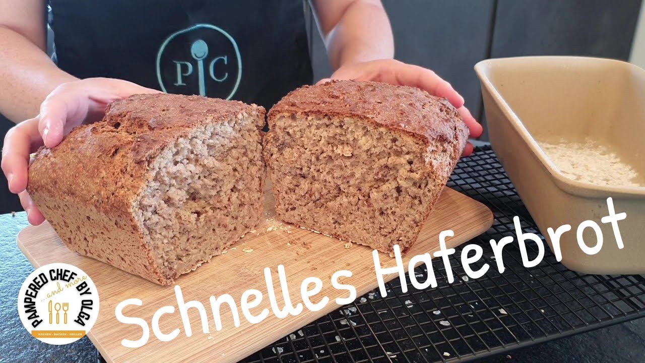 Schnelles Haferbrot aus dem Zauberkasten plus von Pampered Chef 2022 #pamperedchef #cooking #chef