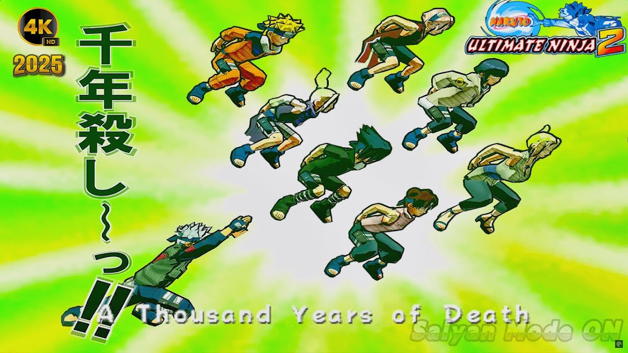 🔥 Kakashi’s 1000 Years of Death on Every Character! 😂 | Naruto Ultimate Ninja 2 (Sennen Goroshi) 🎮