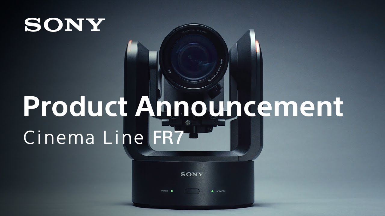 Product Announcement of Cinema Line FR7 | Sony | α [Subtitle available in 21 languages]