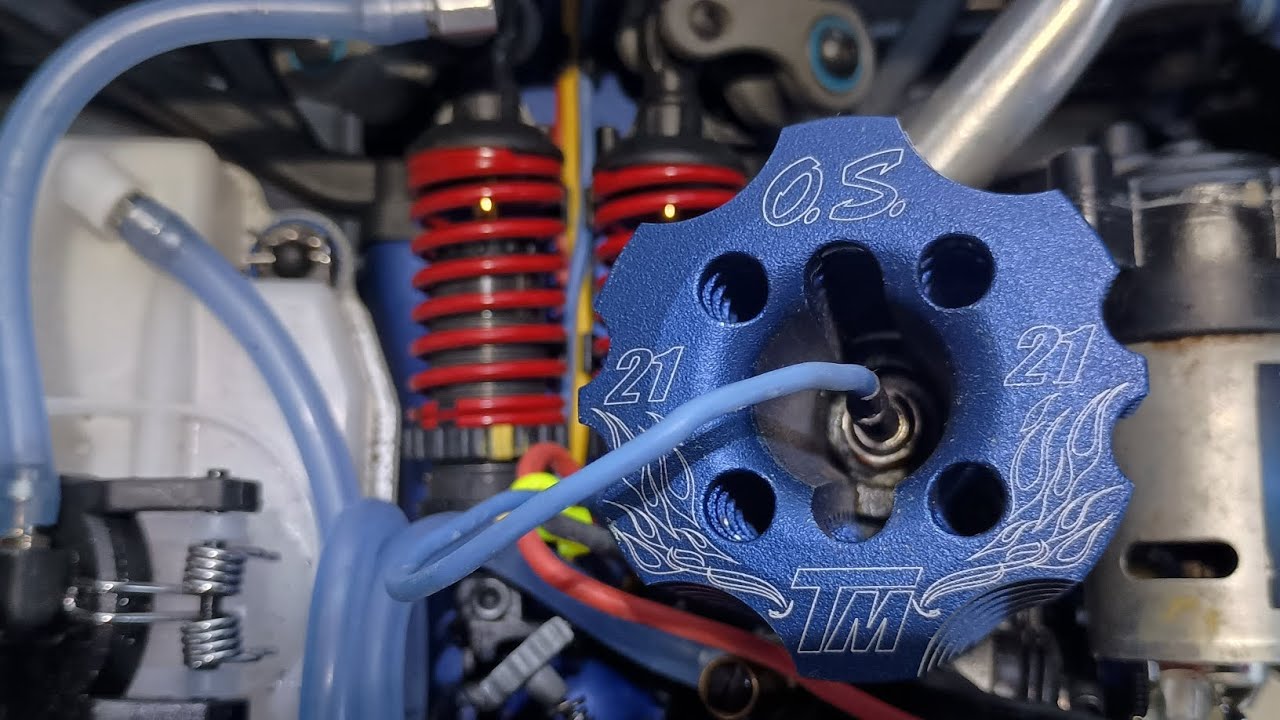 How to tune a O.S. 21 TM nitro engine Traxxas RC