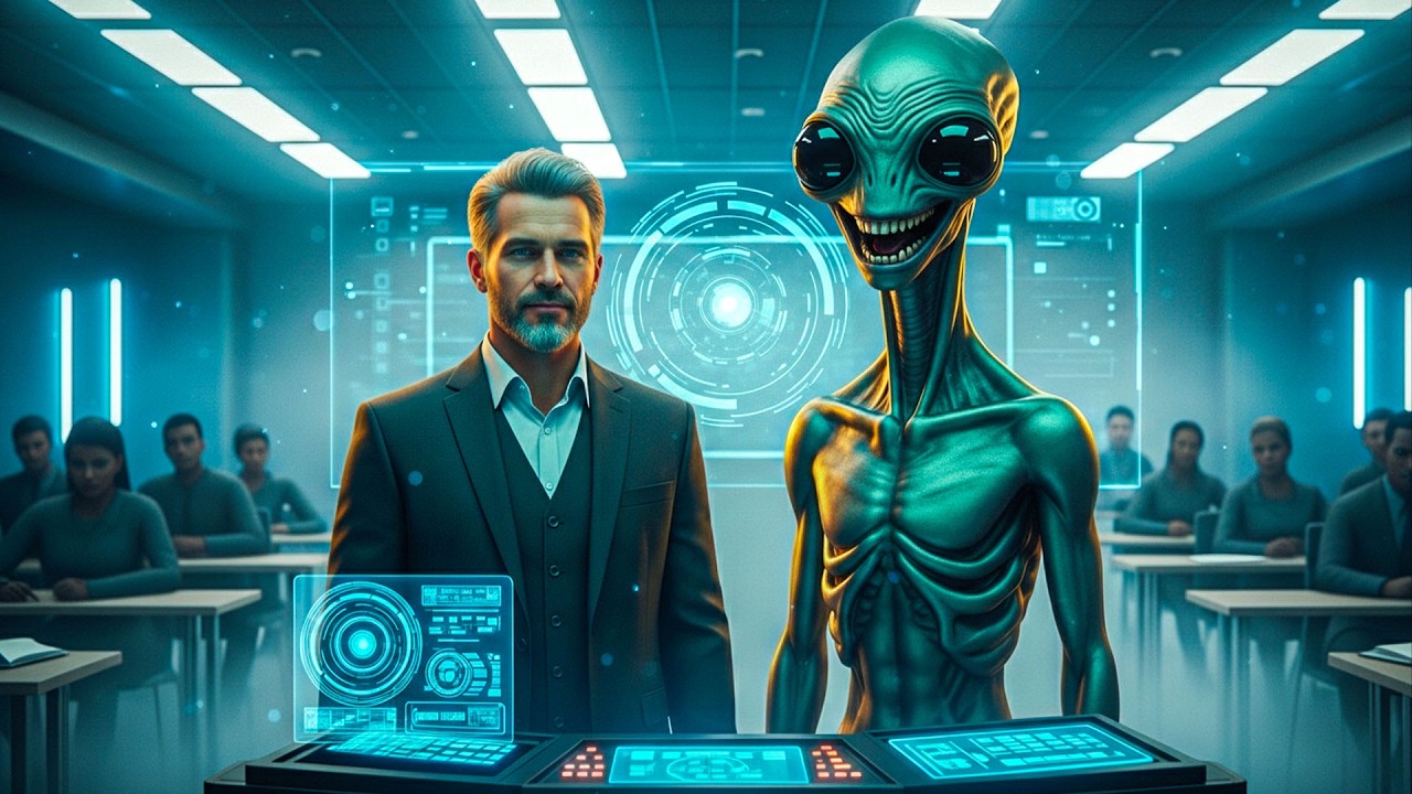 Alien Classroom Meets a Human Student for the First Time | HFY | SCI FI Stories