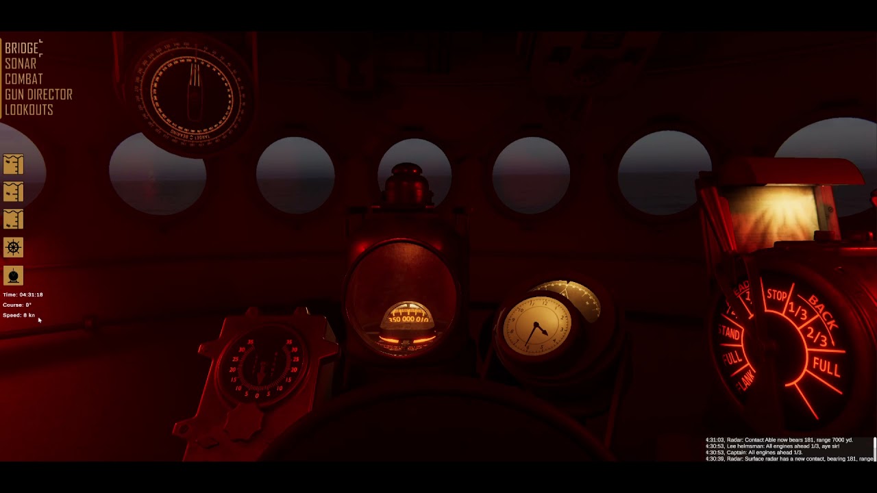 Destroyer: The U-Boat Hunter - Tutorial 1 - Bridge