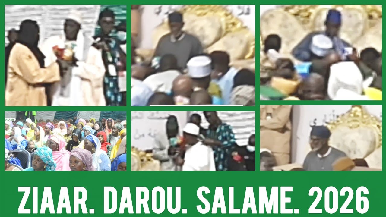 PART 2 ZIAAR DAROU SALAME  2026 AVEC KHALIFA BASSIROU NDAO BAYE HABIP NDAO