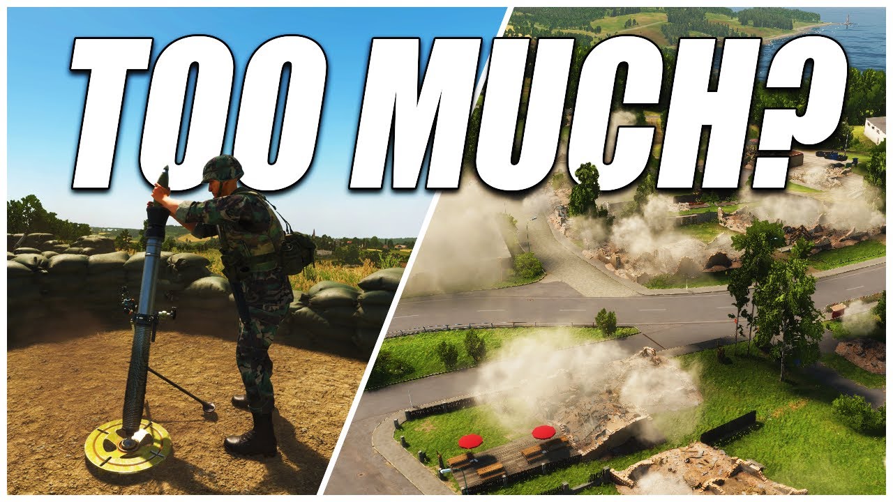 Could Destruction Ruin Arma Reforger? - Mortar Team vs Town