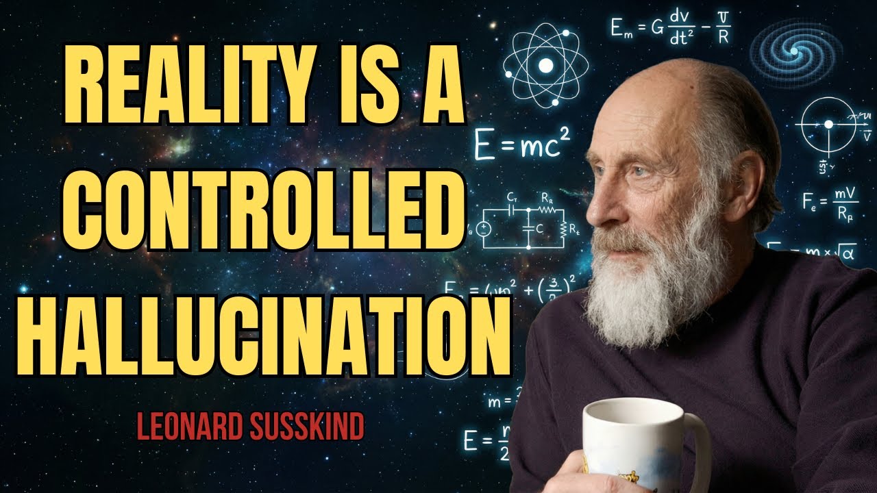 REALITY IS A CONTROLLED HALLUCINATION.LEONARD SUSSKIND