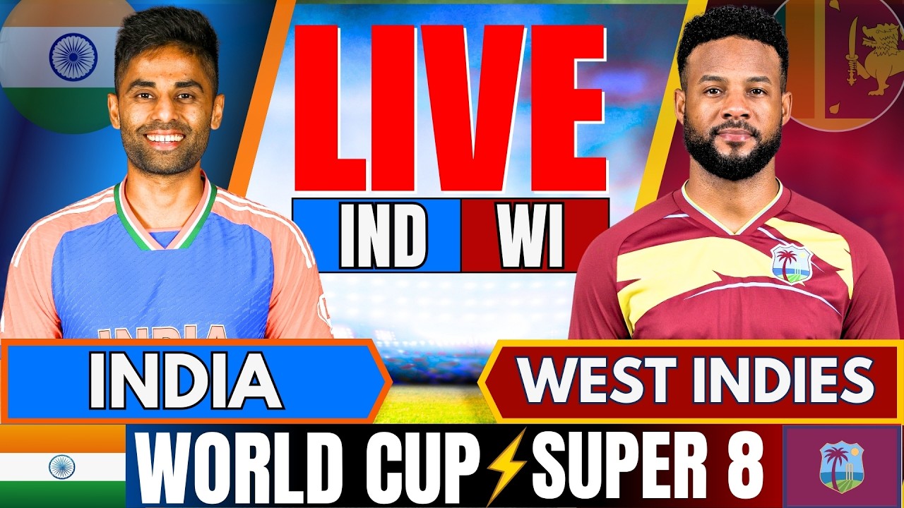 🔴 T20 World Cup: India vs West Indies Live match score & Commentary | IND VS WI Live match today