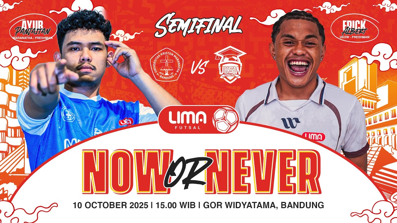 SEMIFINAL MARANATHA vs UKSW | LIMA FUTSAL 2025 | Oct 10