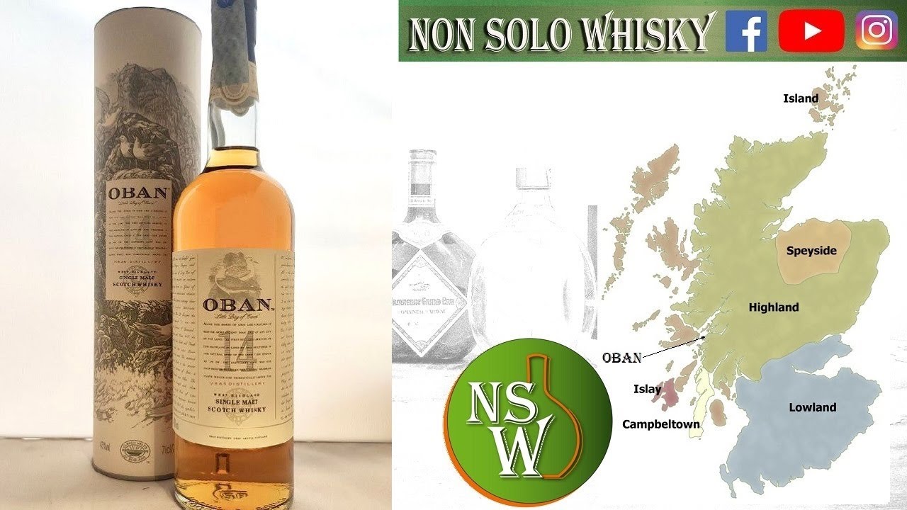 Oban 14 yo Highland Single malt scotch whisky 43%