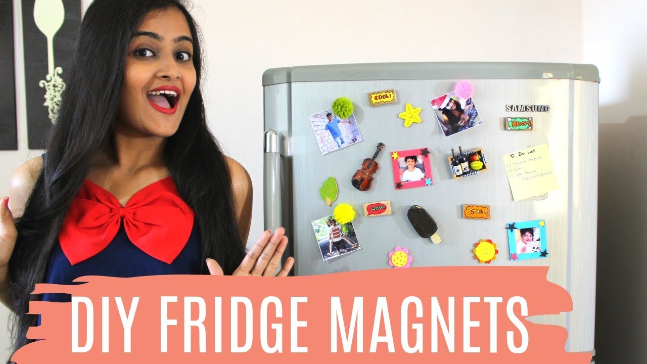 Cool DIY Fridge Magnets | Dhara Patel