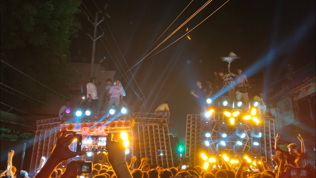 RK DJ KARERA VS CHOTU DJ KARERA COMPITITION | MATA RANI VISHARJAN | 2024 | #navratri