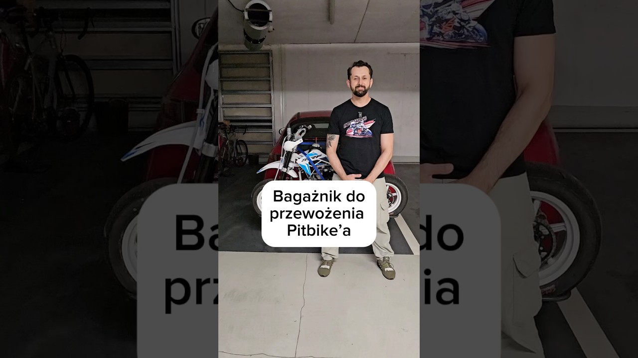 Bagażnik samochodowy do przewożenia pitbike&rsquo;a to świetna sprawa! Polecamy! #pitbike #bagaznik