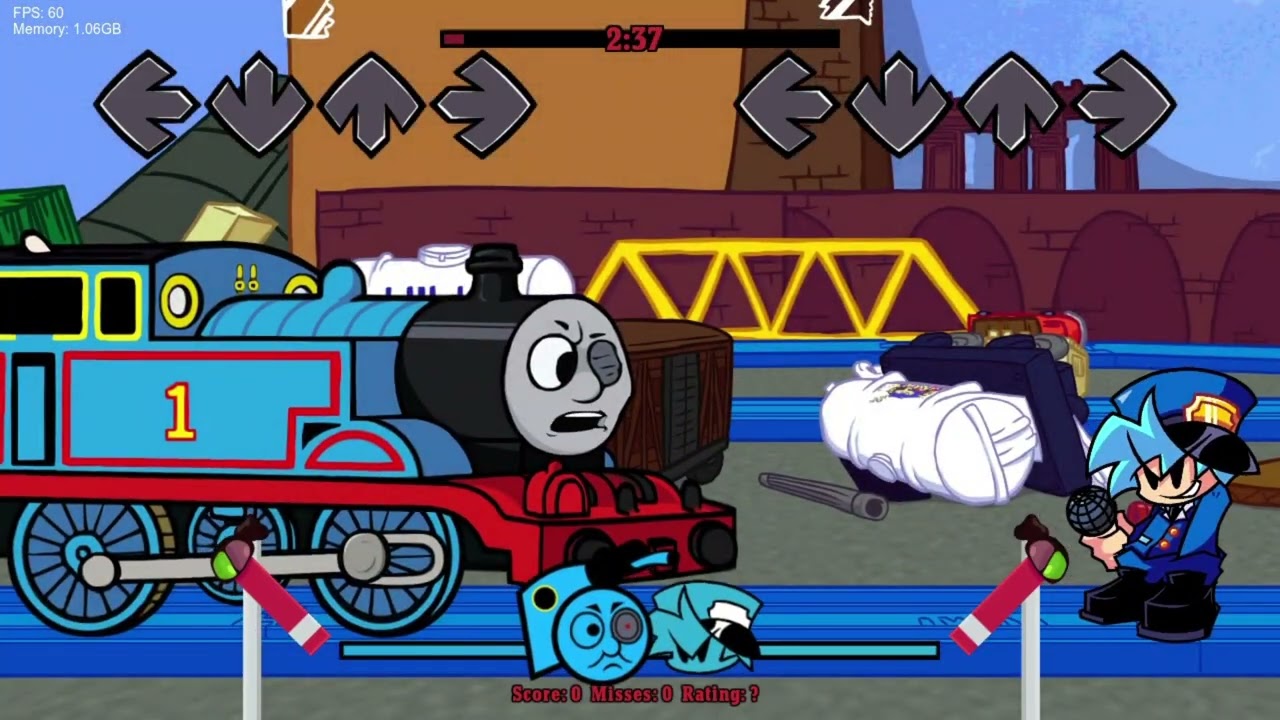FNF Thomas Railway Showdown Re-Fired Up Full Freeplay