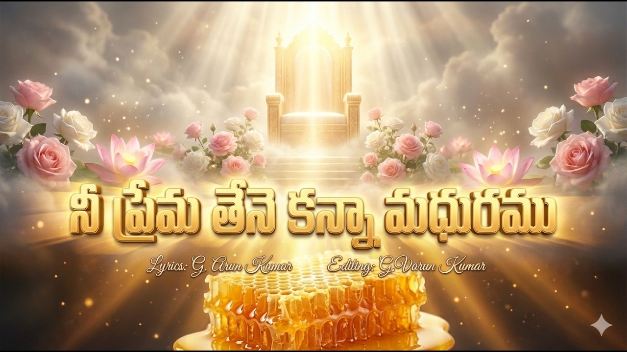 నీ ప్రేమ తేనె కన్నా మధురము||NEE PREMA THENE KANNA MADHURAMU||G.ARUN KUMAR||JESUS SIGN ON SINNER