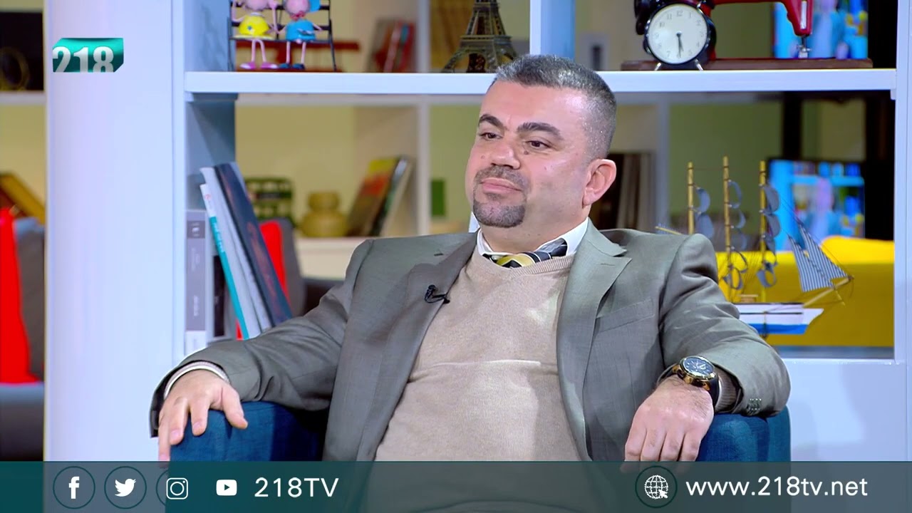 خلال لقاء تلفزيوني للحديث عن الآم القدم وأسبابه