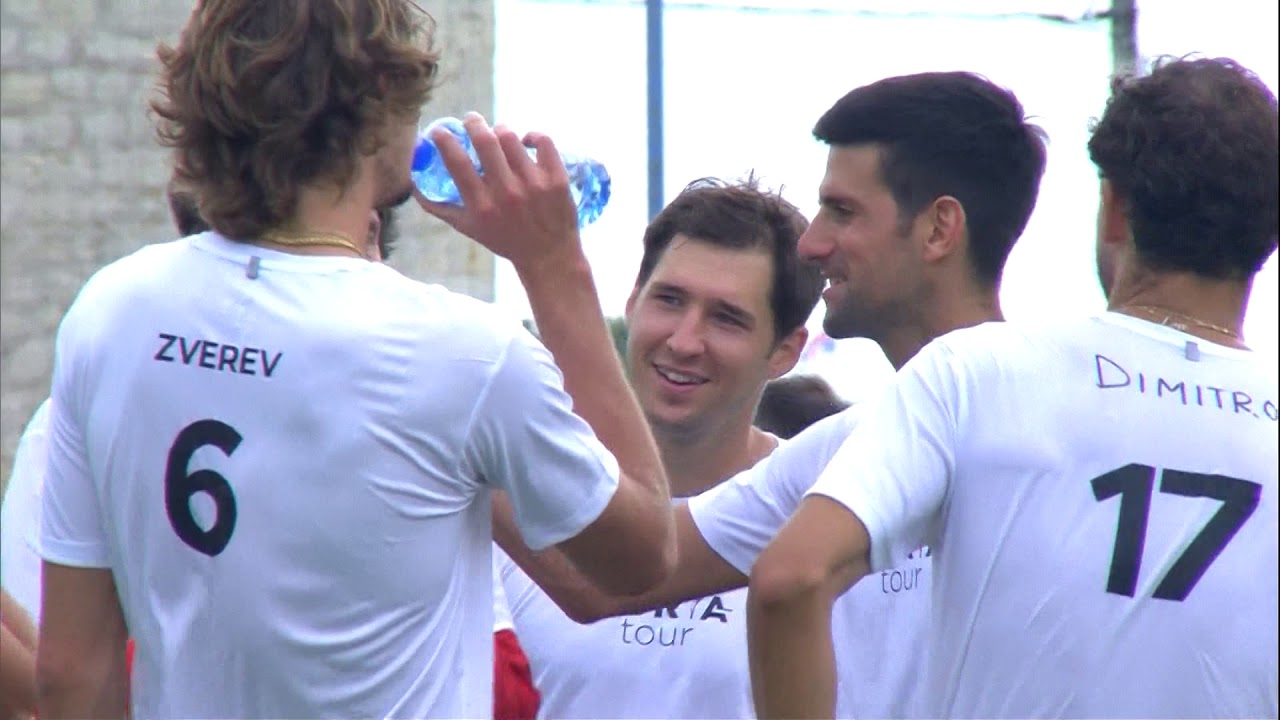 Kad Teniseri Pobede Umetnike u Fudbalu | Adria Tour 2020 | SPORT KLUB FUDBAL