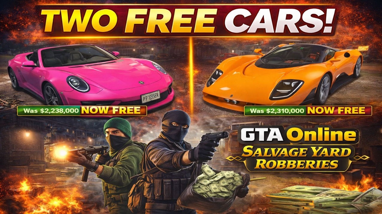 GTA Online LIVE 🔴 | FREE Cars from Salvage Yard Robberies 💰 | Playing With Friends #gtaonline