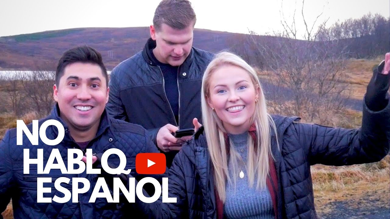 Islandeses hablando español por primera ves!