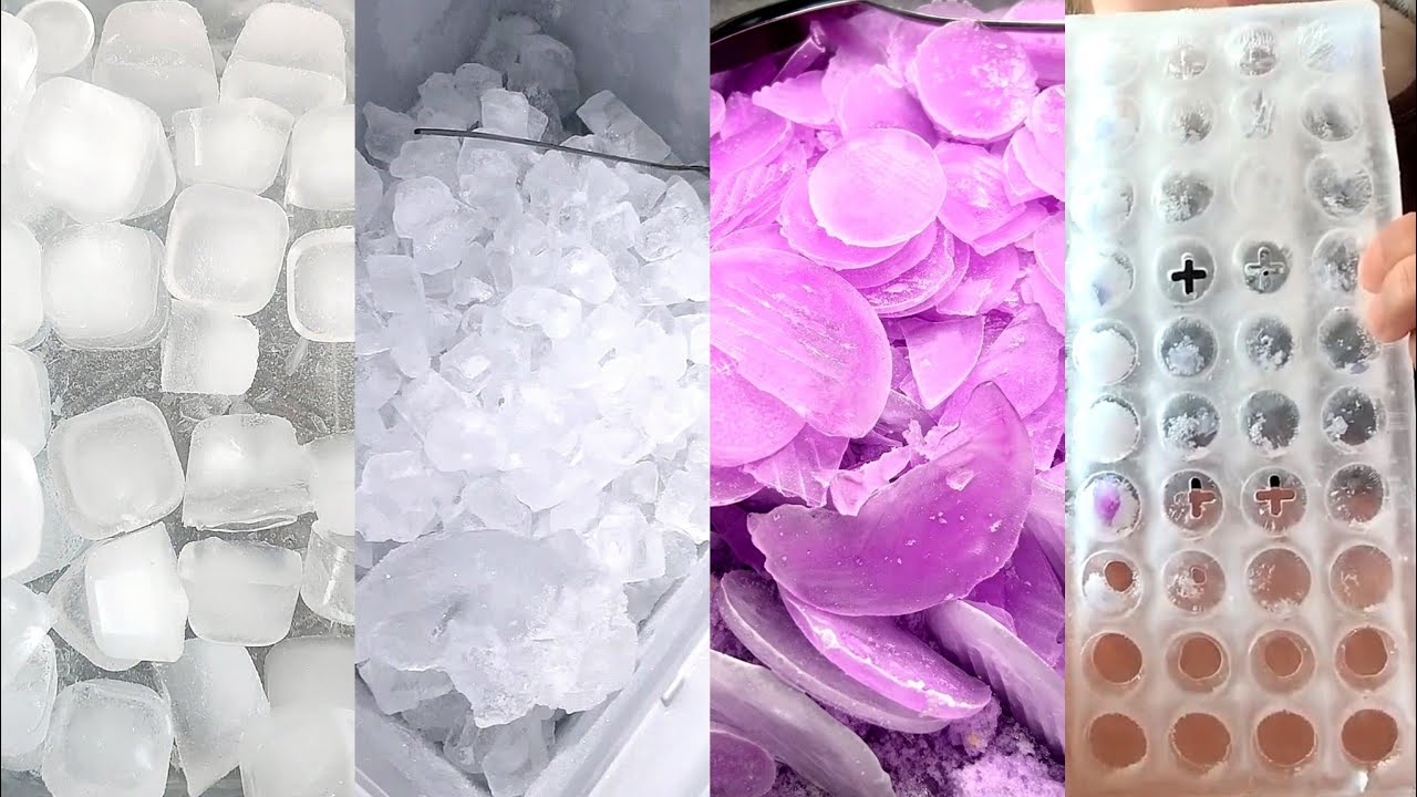 ASMR CLEAR ICE MUKBANG / HARD ICE / THIN ICE 7