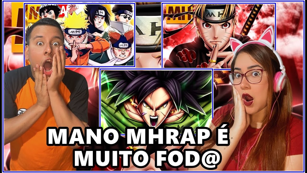 REAGINDO AO MHRAP 3 EM 1 Vibe Broly - Tropa da Folha TrapGang #1 JUTSU  (Naruto) DO MHRAP
