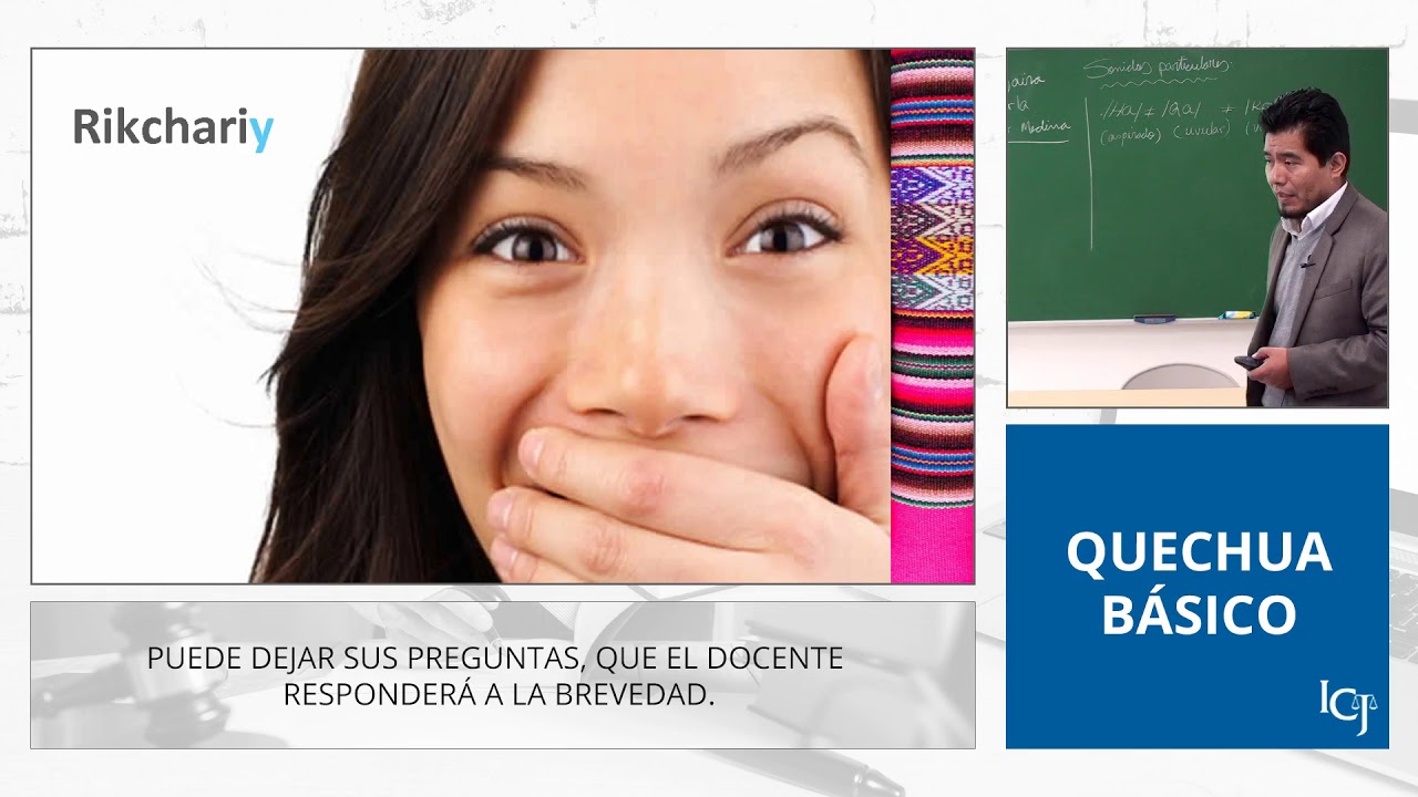 CLASE INICIO QUECHUA BÁSICO 1