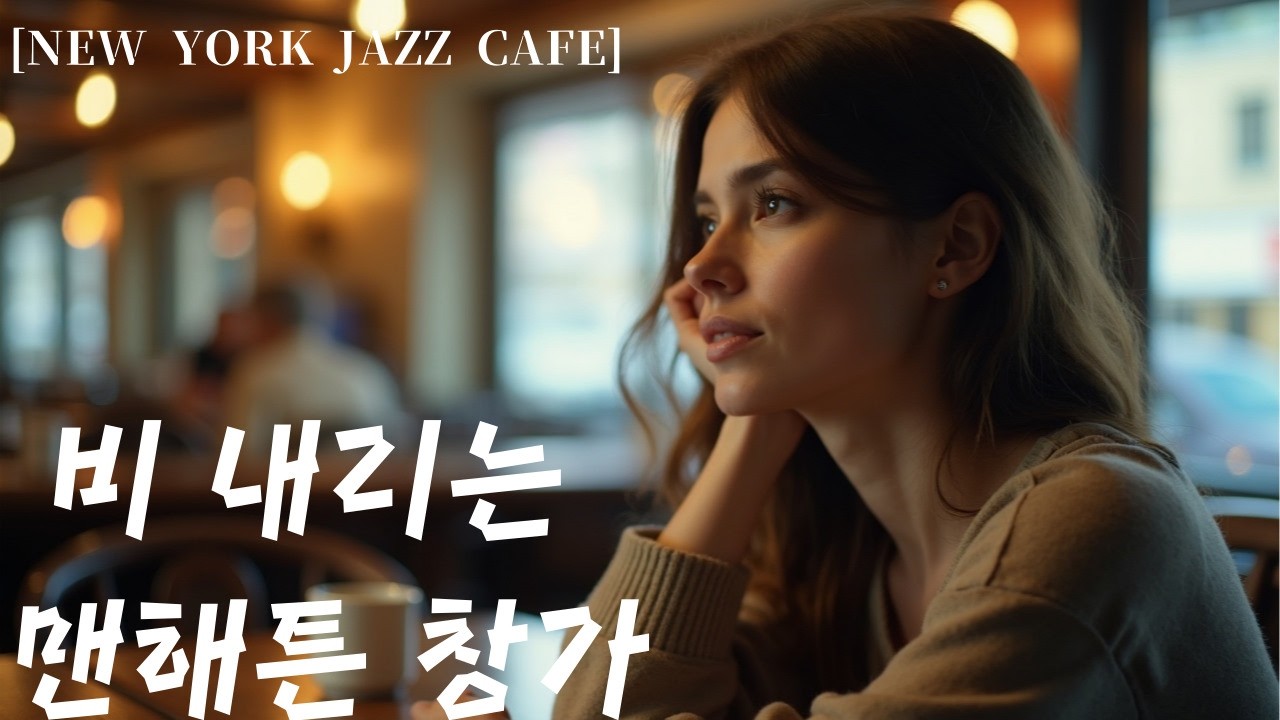 비 내리는 맨해튼 창가 | 뉴욕 재즈 카페 발라드