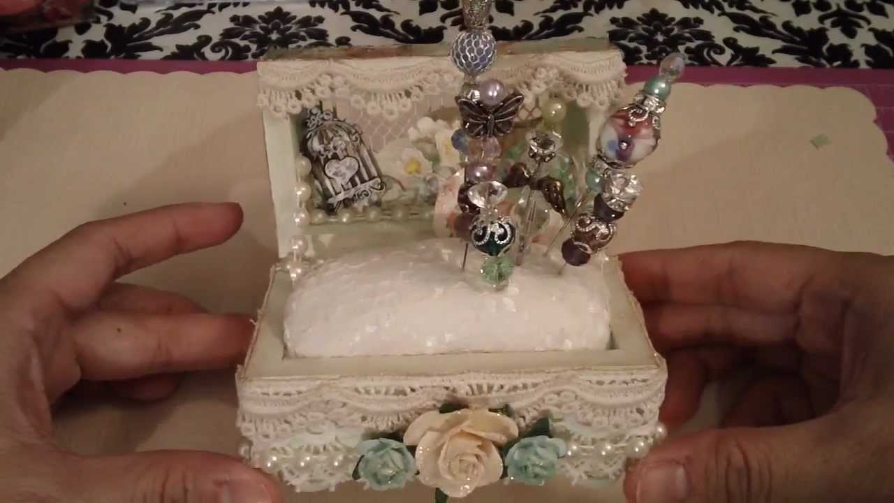 Shabby altered projects & stick pin share