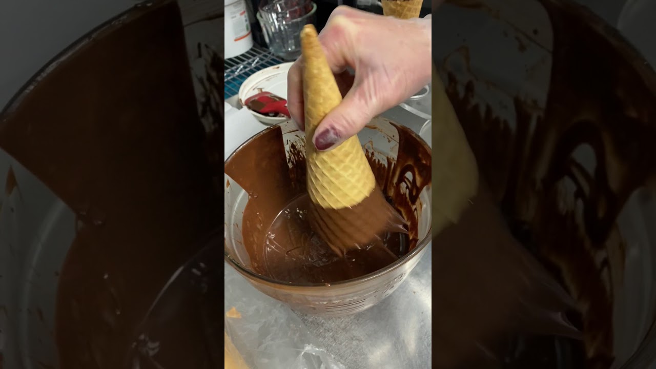 How to Dip & Sprinkle Waffle Cones