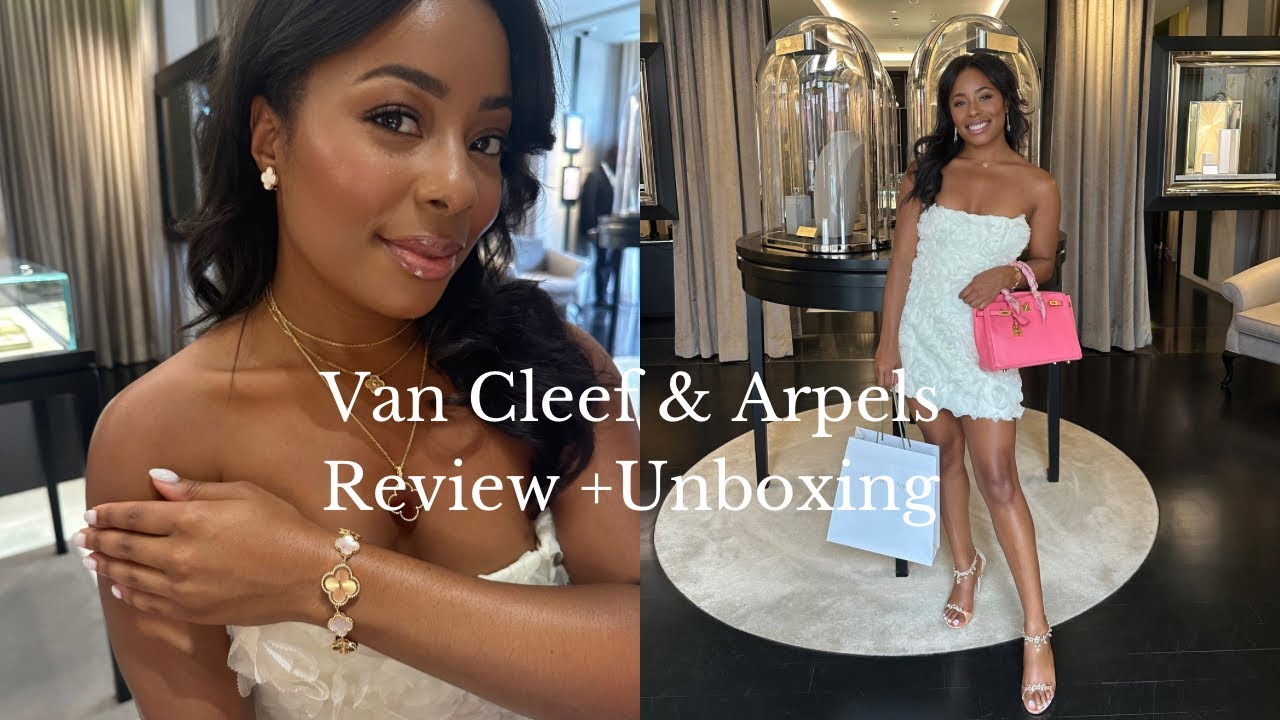 VAN CLEEF & ARPELS  2 YEAR ROSE GOLD/PINK MOP WATCH REVIEW + UNBOXING