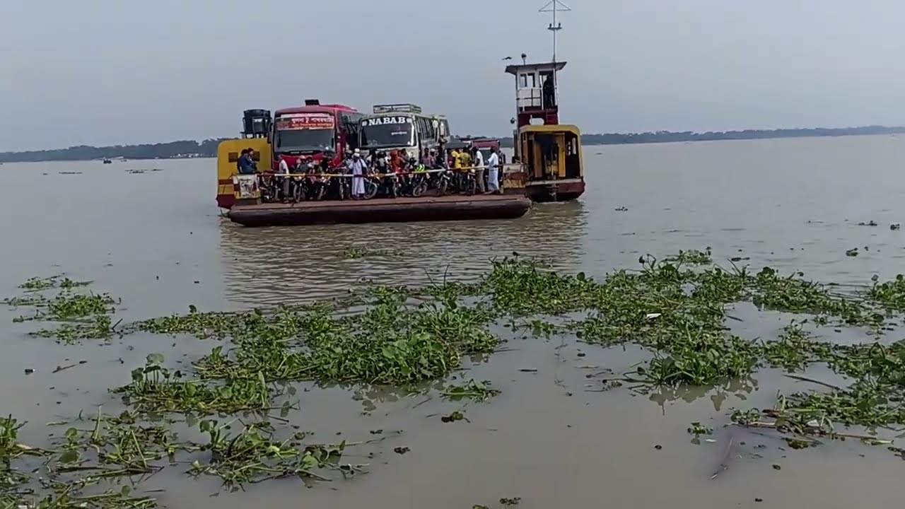 একসাথে ৫০ টা গাড়ি কিভাবে ফেরি পার করে দেখুন সেই ভিডিও