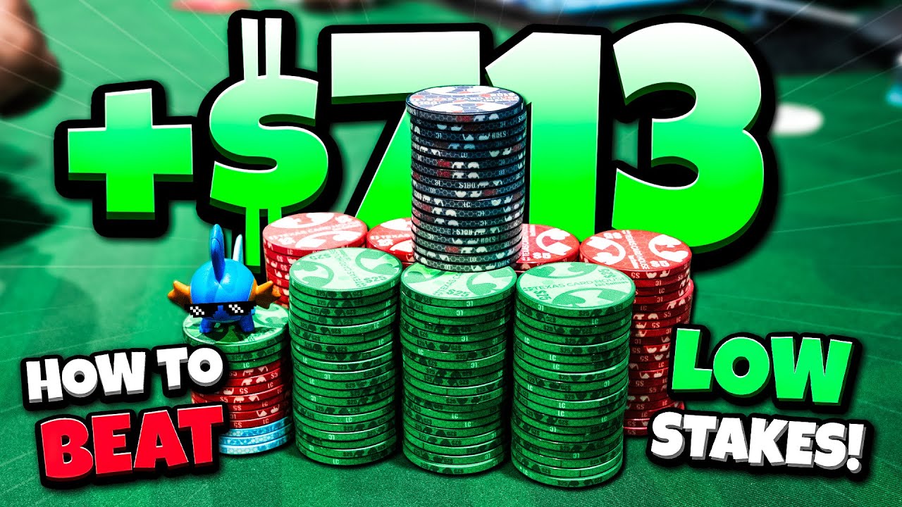 Tips & Tricks to Beat LOW STAKES POKER! $1/2, $1/3, $2/5 | Poker Vlog #251