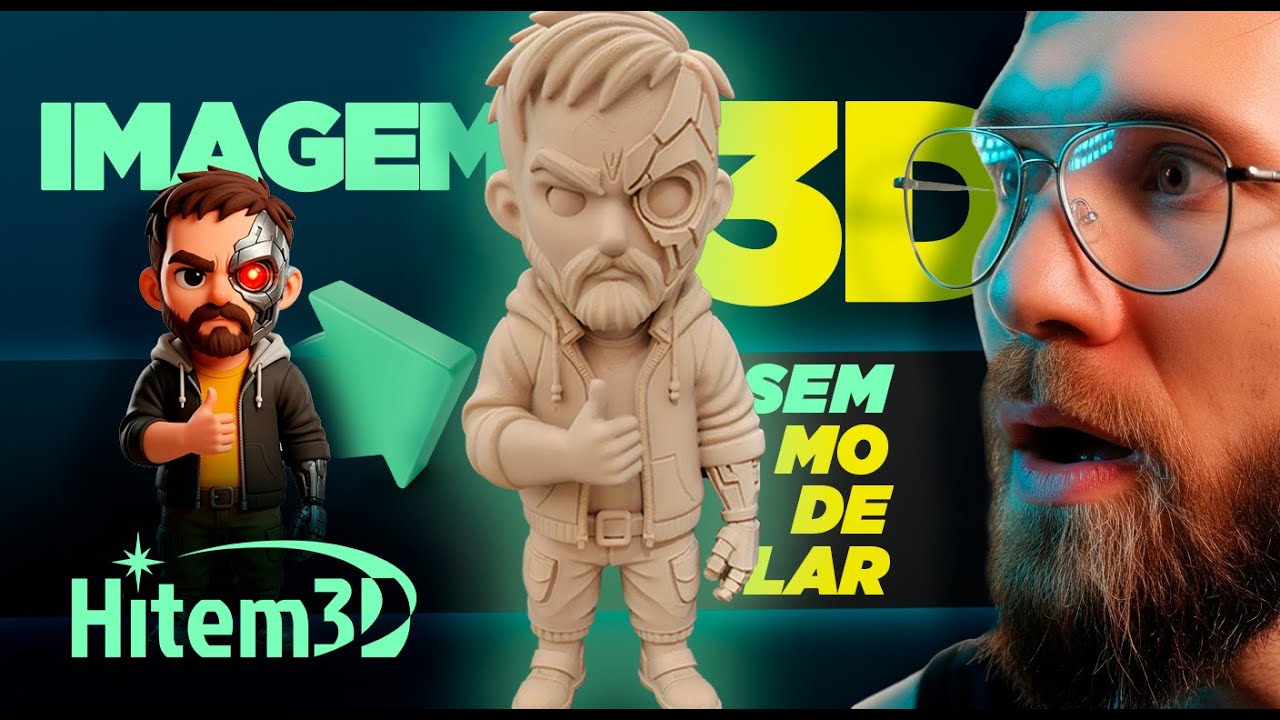 Testei Hitem 3D e Transformei Minhas Fotos em MODELOS 3D Profissionais