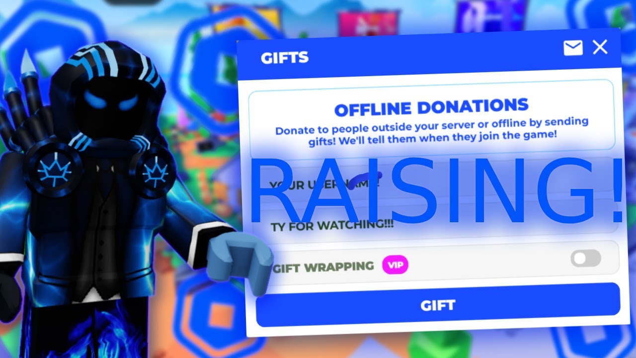 Raising Robux in pls donate...