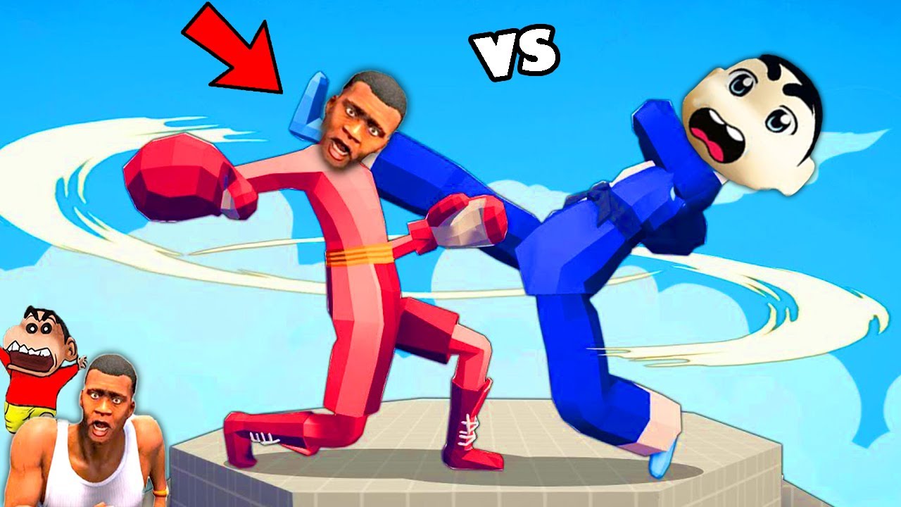 SHINCHAN OP ARMY vs FRANKLIN ARMY in Totally Accurate Battle Simulator with CHOP TABS