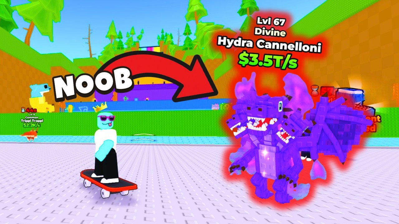 Как получить ВСЕ САМЫЕ РЕДКИЕ божественные предметы в Skateboard для Brainrots!