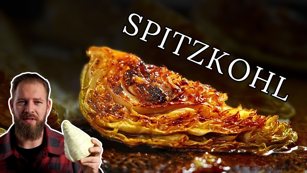 Diese Beilage steht für sich: gerösteter Spitzkohl mit Würzbutter