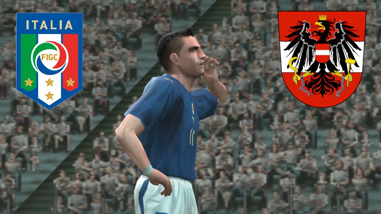 Italy vs Austria - PES 6 (PC)