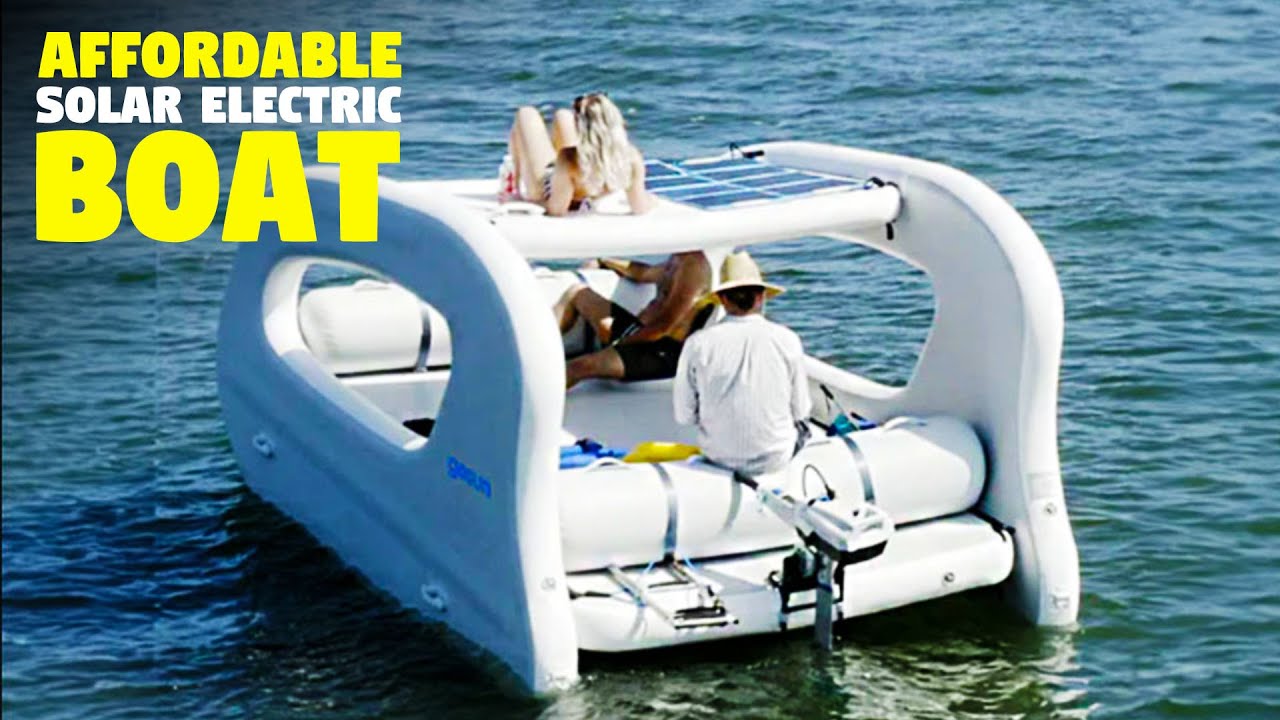 From silent sails to eco-friendly cruising, the Elcat Solar Electric Boat does it all. 🚤🌞#solarpower