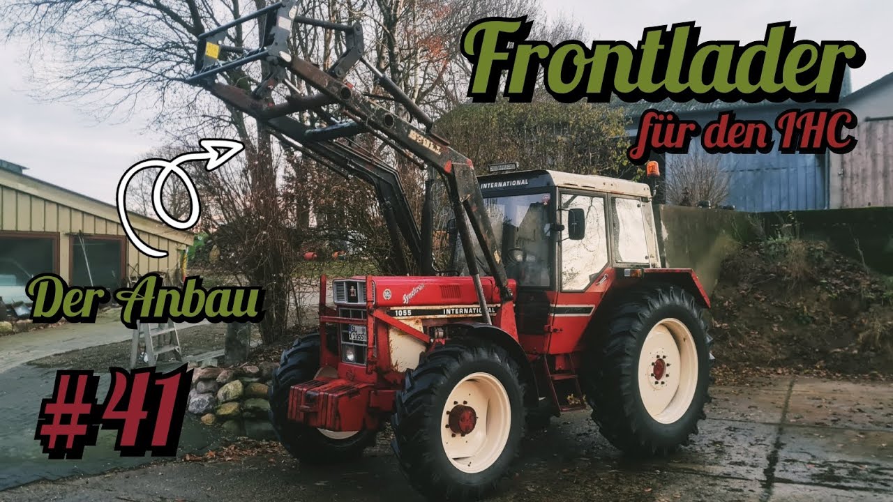 Stoll Frontlader Anbau | IHC 1055 | Zubehör Lader | oldtimer_junkie