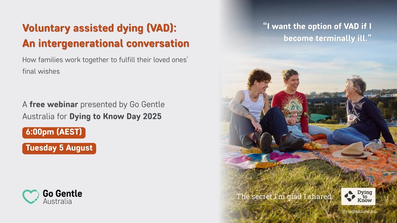 Voluntary assisted dying (VAD): An intergenerational conversation