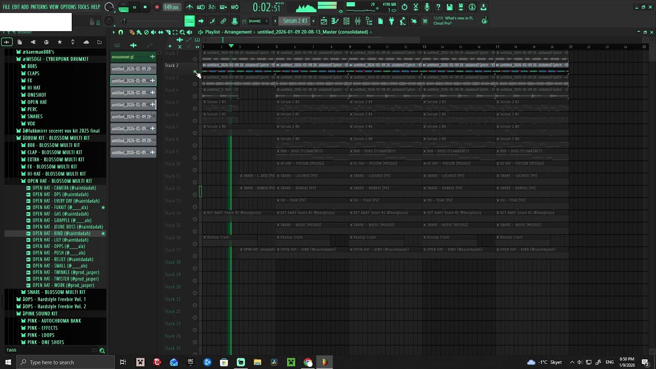 Making Heatful Type Beats in Fl Studio🧪🧪🧪🧪(👸👸)