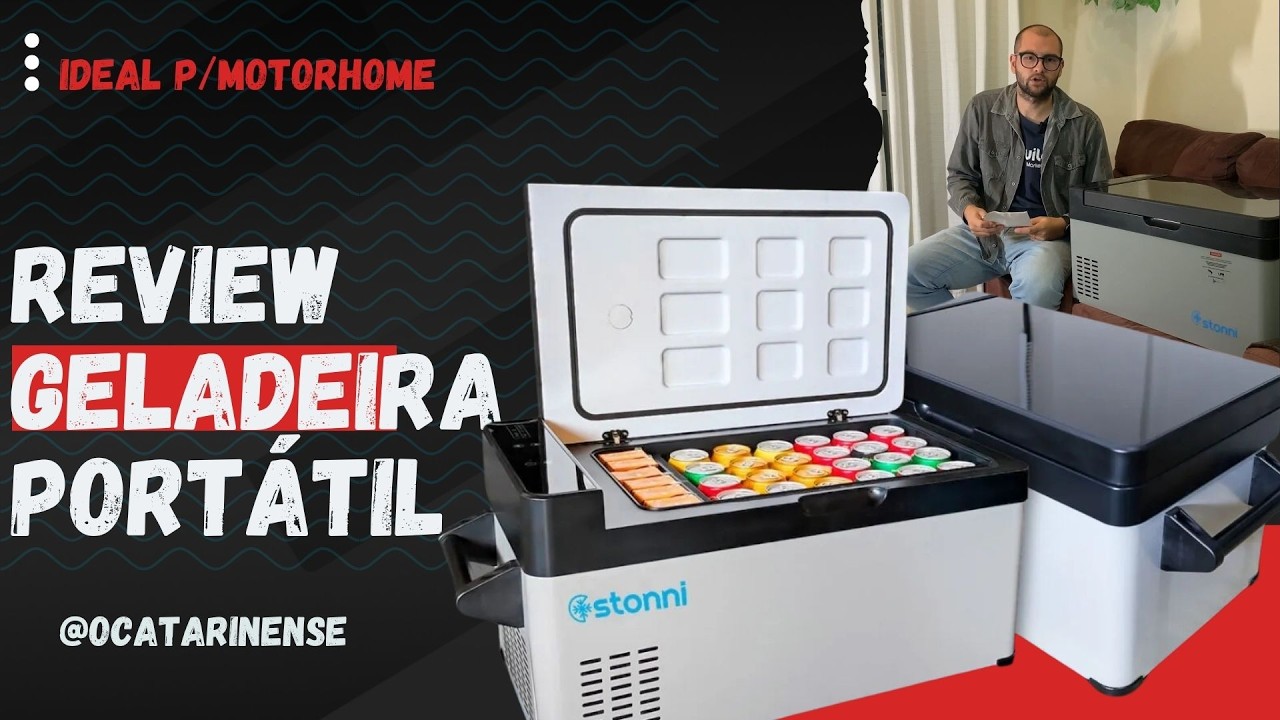 Review Geladeira Stonni 30l Portátil ideal para Motorhome