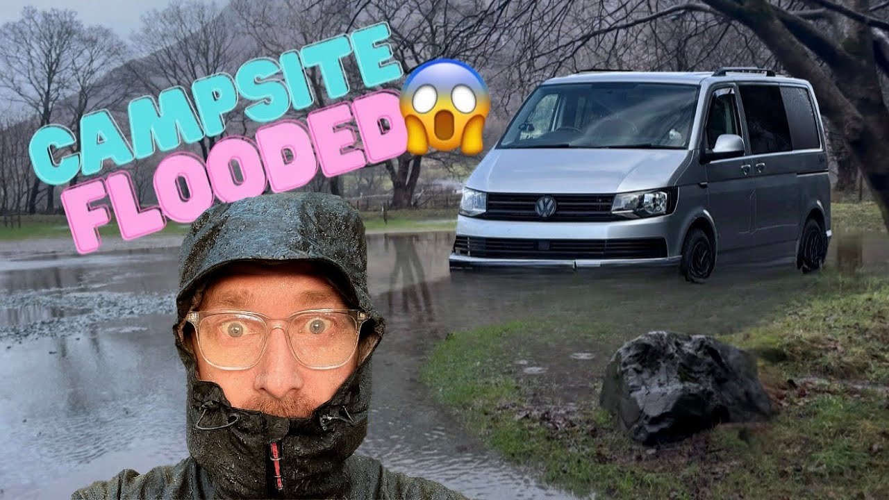 Предупреждение о кемпинге в фургоне в такую ​​погоду! 🌧️⚠️