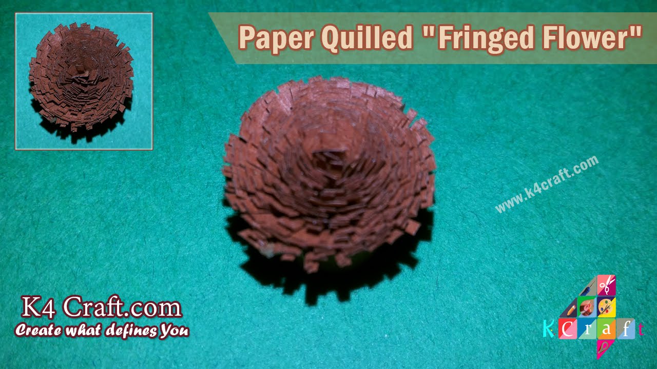 Learn How to make Paper Quilled 
