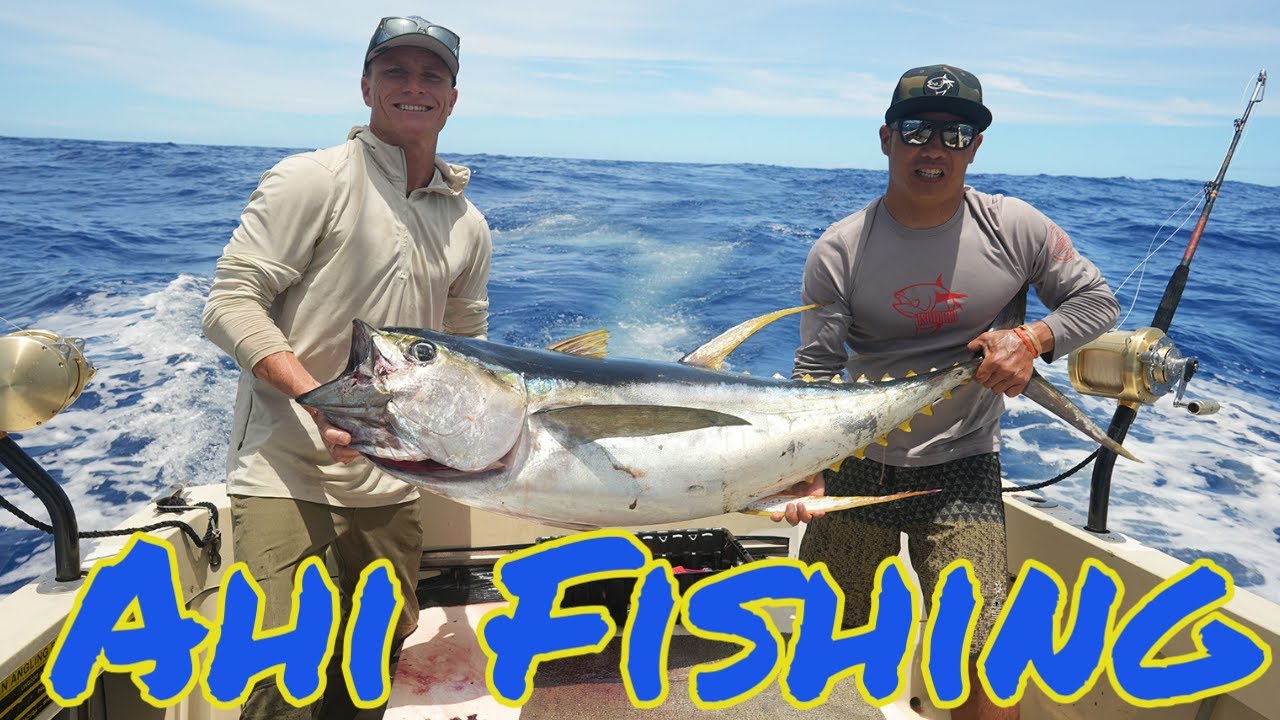 Summertime Fishing for Big Ahi (Yellowfin Tuna) in Hawaii with @tsutomulures !