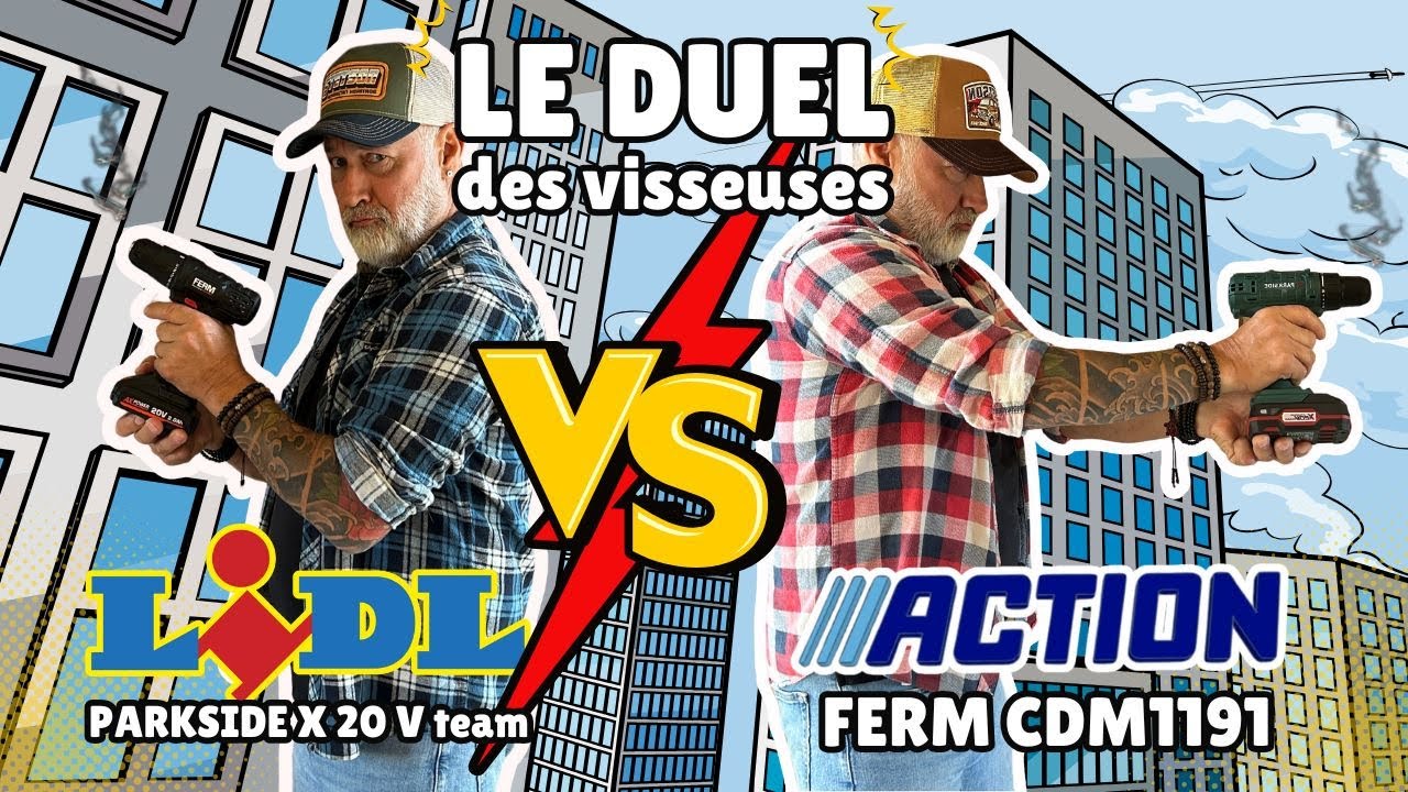   🛠️ACTION VS LIDL test de 2 visseuses 🪛