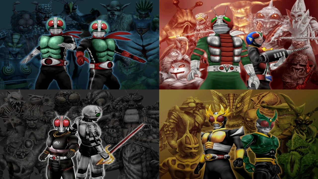 Kamen Rider Seigi No Keifu~(Playstation 2)~All Cutscenes