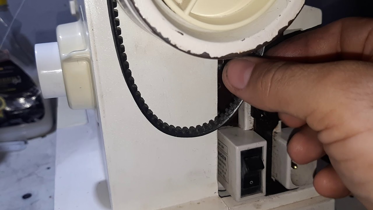 Como trocar a correia do motor da máquina de costura Singer facilita